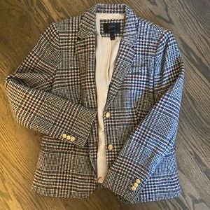 J.Crew “Schoolboy” Blazer in Houndstooth
